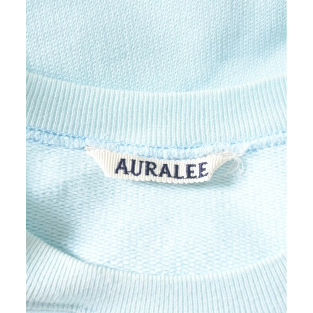 AURALEE(オーラリー)のAURALEE オーラリー スウェット 4(M位) 水色 【古着】【中古】 メンズのトップス(スウェット)の商品写真