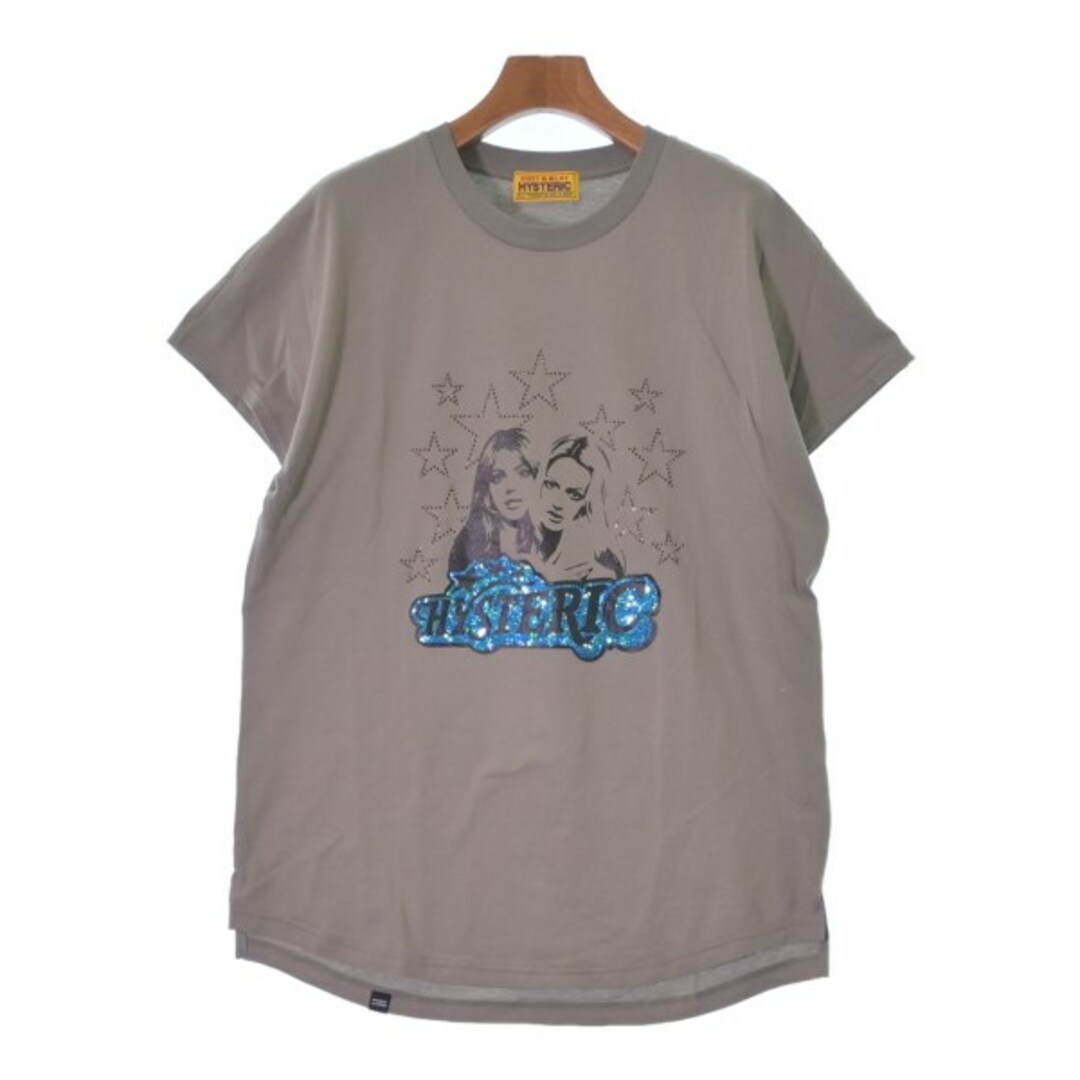 HYSTERIC GLAMOUR(ヒステリックグラマー)のHYSTERIC GLAMOUR Tシャツ・カットソー F カーキ 【古着】【中古】 レディースのトップス(カットソー(半袖/袖なし))の商品写真