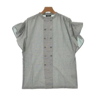 A.P.C. アーペーセー ブラウス 34(XS位) グレー 【古着】【中古】(シャツ/ブラウス(長袖/七分))