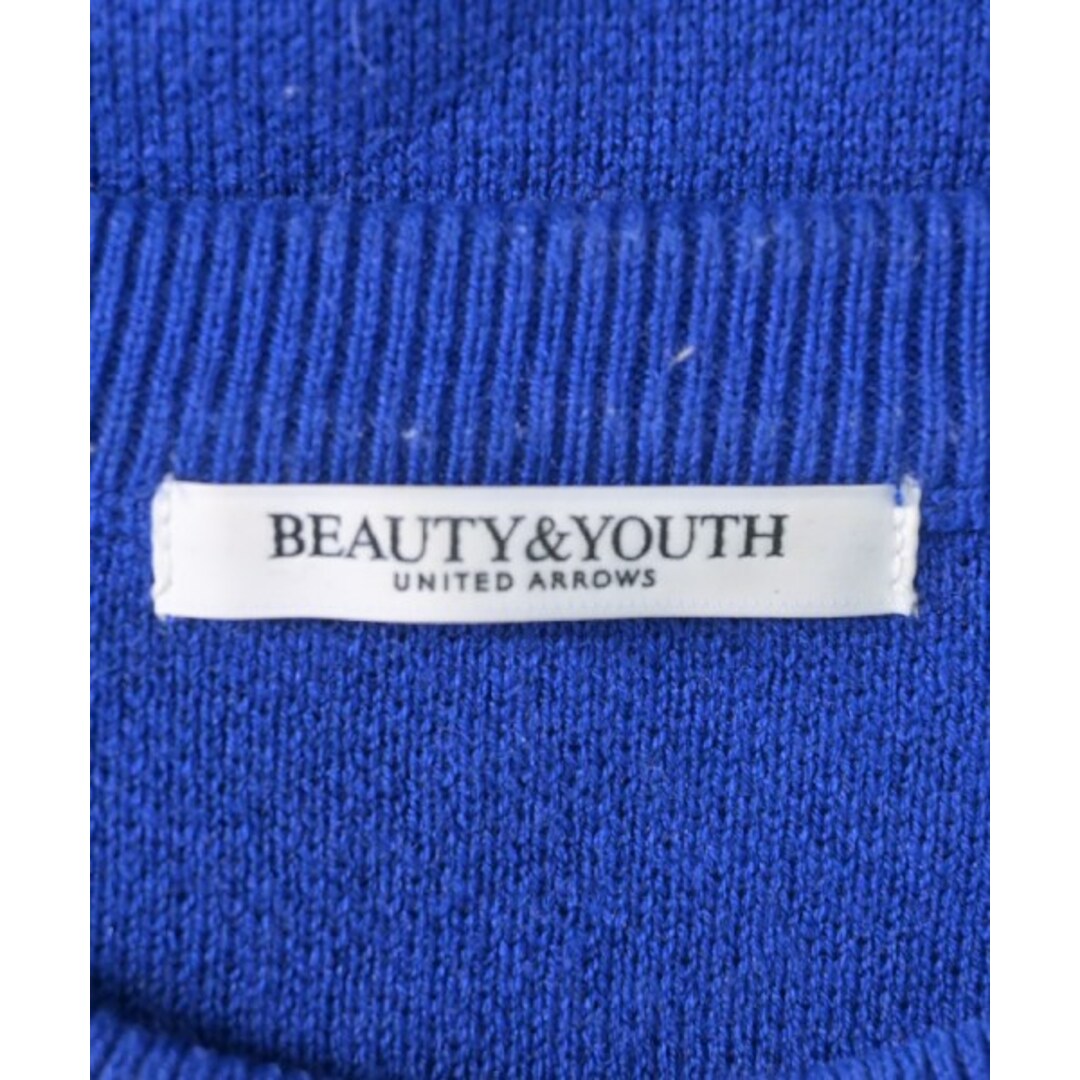 BEAUTY&YOUTH UNITED ARROWS(ビューティアンドユースユナイテッドアローズ)のBEAUTY&YOUTH UNITED ARROWS ニット・セーター F 青 【古着】【中古】 レディースのトップス(ニット/セーター)の商品写真