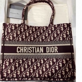 Christian Dior - 美品！Christian Dior ディオール　ブックトート　ミディアム
