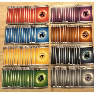ポケモンカード　基本エネルギー8種類各14枚
