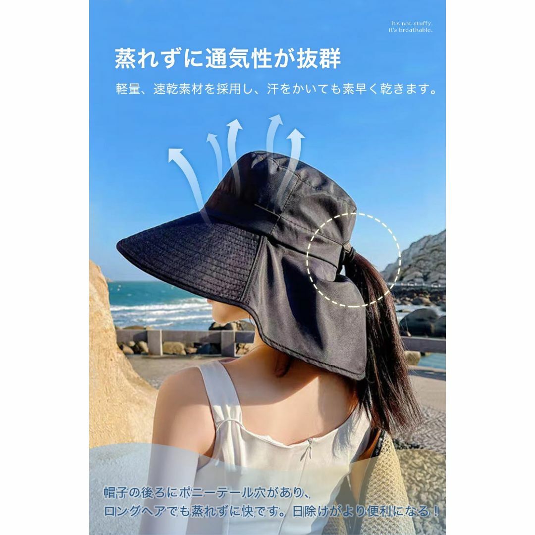 【色: 1#ピンク】[ARSZHORSVS] 帽子 レディース uvカット 日焼 レディースのファッション小物(その他)の商品写真