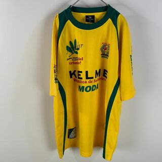 KELME ゲームシャツ 半袖 黄色 XL 古着(ウェア)