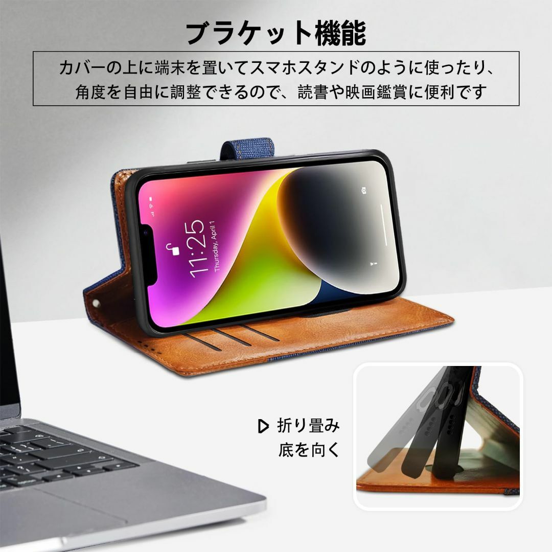 iPhone14 Plus 手帳型 ケース 財布型 耐衝撃 スマホケース アイフ スマホ/家電/カメラのスマホアクセサリー(その他)の商品写真