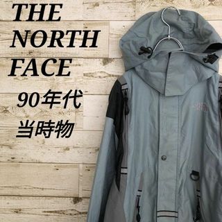 ザノースフェイス(THE NORTH FACE)の【k6099】希少USA規格ノースフェイス90s黒タグ刺繍ロゴマウンテンパーカー(マウンテンパーカー)