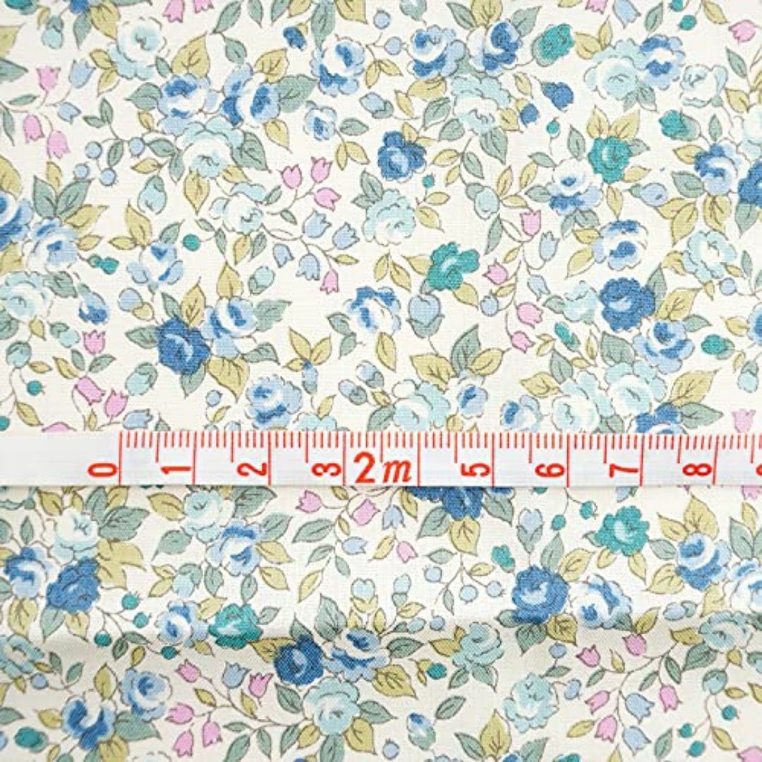 【色: 1.レッド】原ウール カットクロス 110cm×50cm お花柄 花柄  ハンドメイドの素材/材料(生地/糸)の商品写真