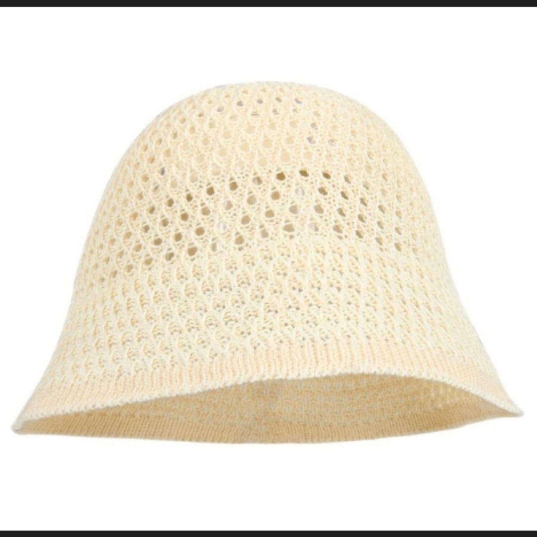 クロシェハット バケハ  女性用   軽い 日よけ 持ち運び 小顔効果 深め レディースの帽子(麦わら帽子/ストローハット)の商品写真