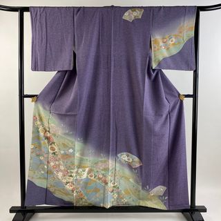 訪問着 身丈158cm 裄丈62cm 正絹 秀品 【中古】(着物)