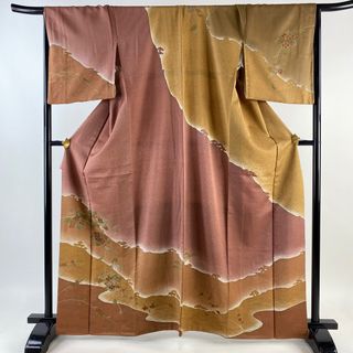 訪問着 身丈164cm 裄丈67.5cm 正絹 秀品 【中古】(着物)