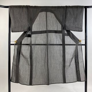 男着物 身丈139.5cm 裄丈65.5cm 麻 美品 秀品 【中古】