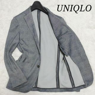 ユニクロ(UNIQLO)の【洗濯可能 アンコン仕立て】ユニクロ テーラードジャケット グレンチェック M(テーラードジャケット)