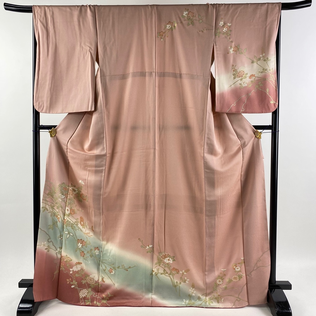 訪問着 身丈169cm 裄丈68.5cm 正絹 美品 優品 【中古】 レディースの水着/浴衣(着物)の商品写真