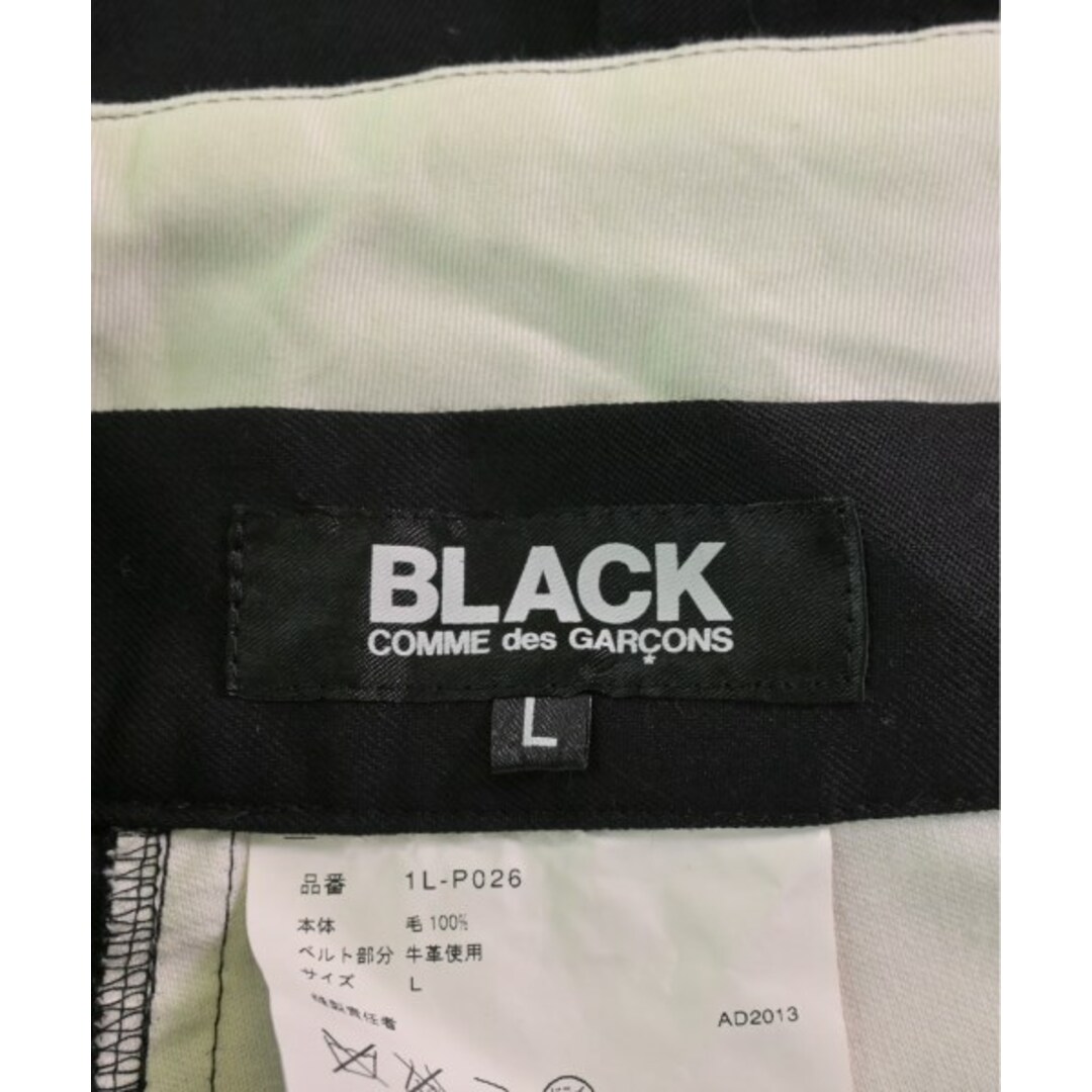 BLACK COMME des GARCONS(ブラックコムデギャルソン)のBLACK COMME des GARCONS パンツ（その他） L 黒 【古着】【中古】 メンズのパンツ(その他)の商品写真