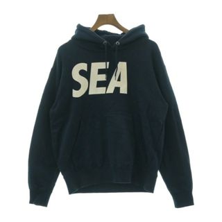 WIND AND SEA - WIND AND SEA ウィンダンシー パーカー M 紺 【古着】【中古】