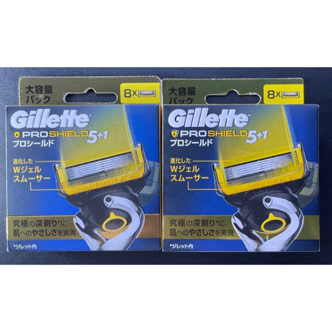 Gillette ジレット プロシールド 電動タイプ 替刃 8個入り インテリア/住まい/日用品の日用品/生活雑貨/旅行(日用品/生活雑貨)の商品写真