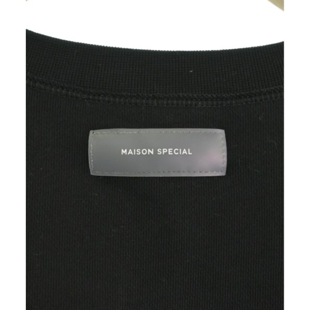 MAISON SPECIAL(メゾンスペシャル)のMAISON SPECIAL メゾンスペシャル スウェット -(M位) 黒 【古着】【中古】 レディースのトップス(トレーナー/スウェット)の商品写真