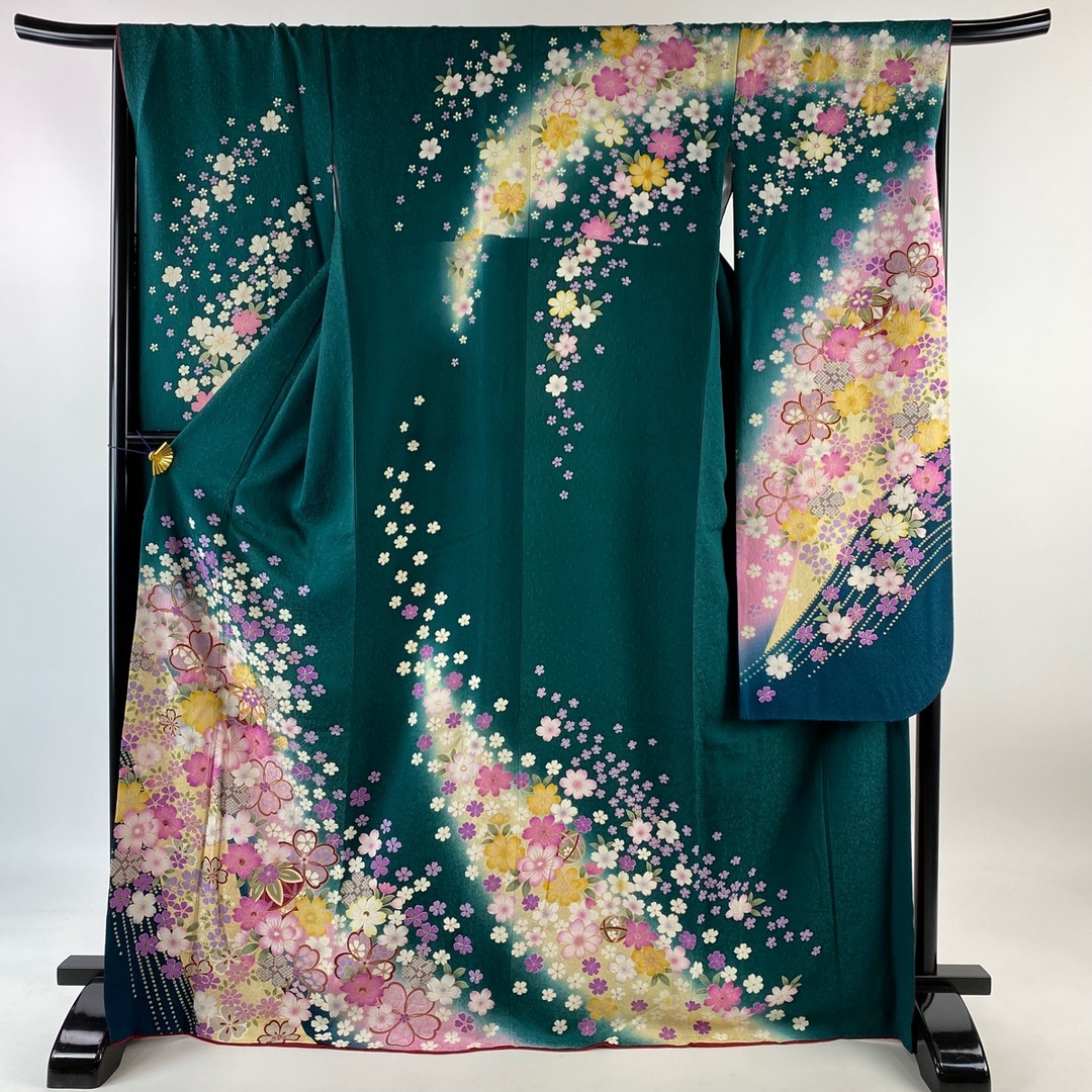 振袖 身丈170cm 裄丈67.5cm 正絹 名品 【中古】 レディースの水着/浴衣(着物)の商品写真