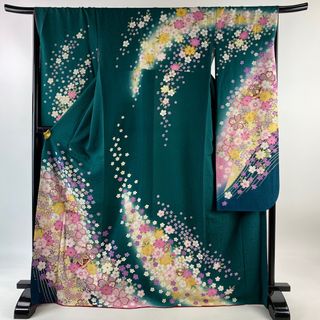 振袖 身丈170cm 裄丈67.5cm 正絹 名品 【中古】(着物)