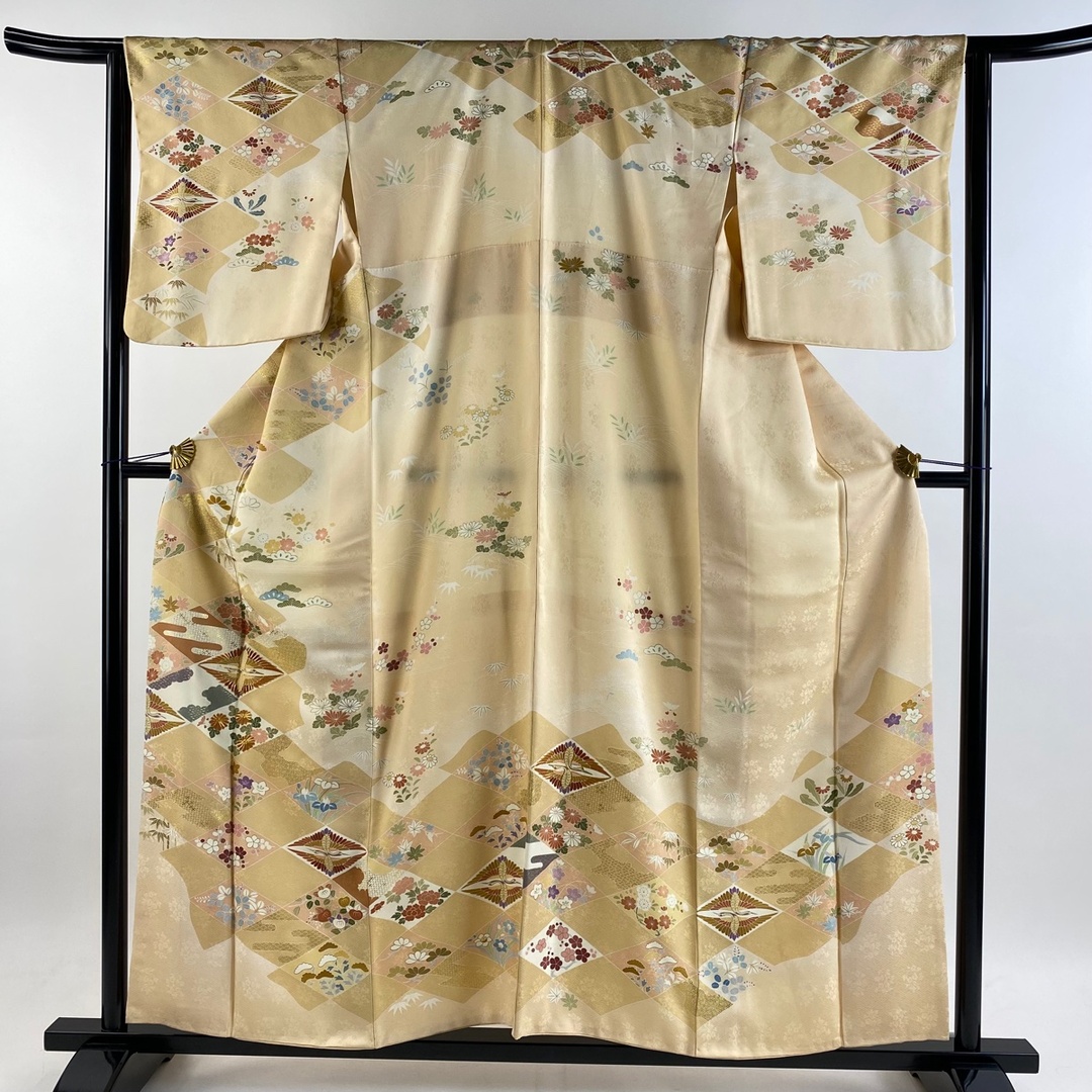 訪問着 身丈156.5cm 裄丈63.5cm 正絹 美品 名品 【中古】 レディースの水着/浴衣(着物)の商品写真