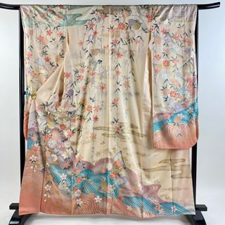 振袖 身丈162cm 裄丈66.5cm 正絹 美品 名品 【中古】(着物)