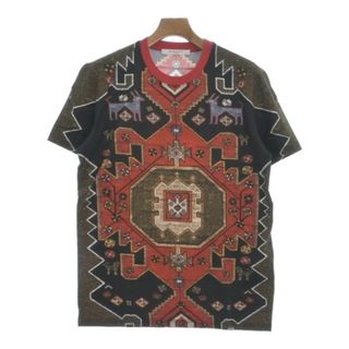 ジバンシィ(GIVENCHY)のGIVENCHY ジバンシー Tシャツ・カットソー M 黒x赤x茶系等(総柄) 【古着】【中古】(Tシャツ/カットソー(半袖/袖なし))