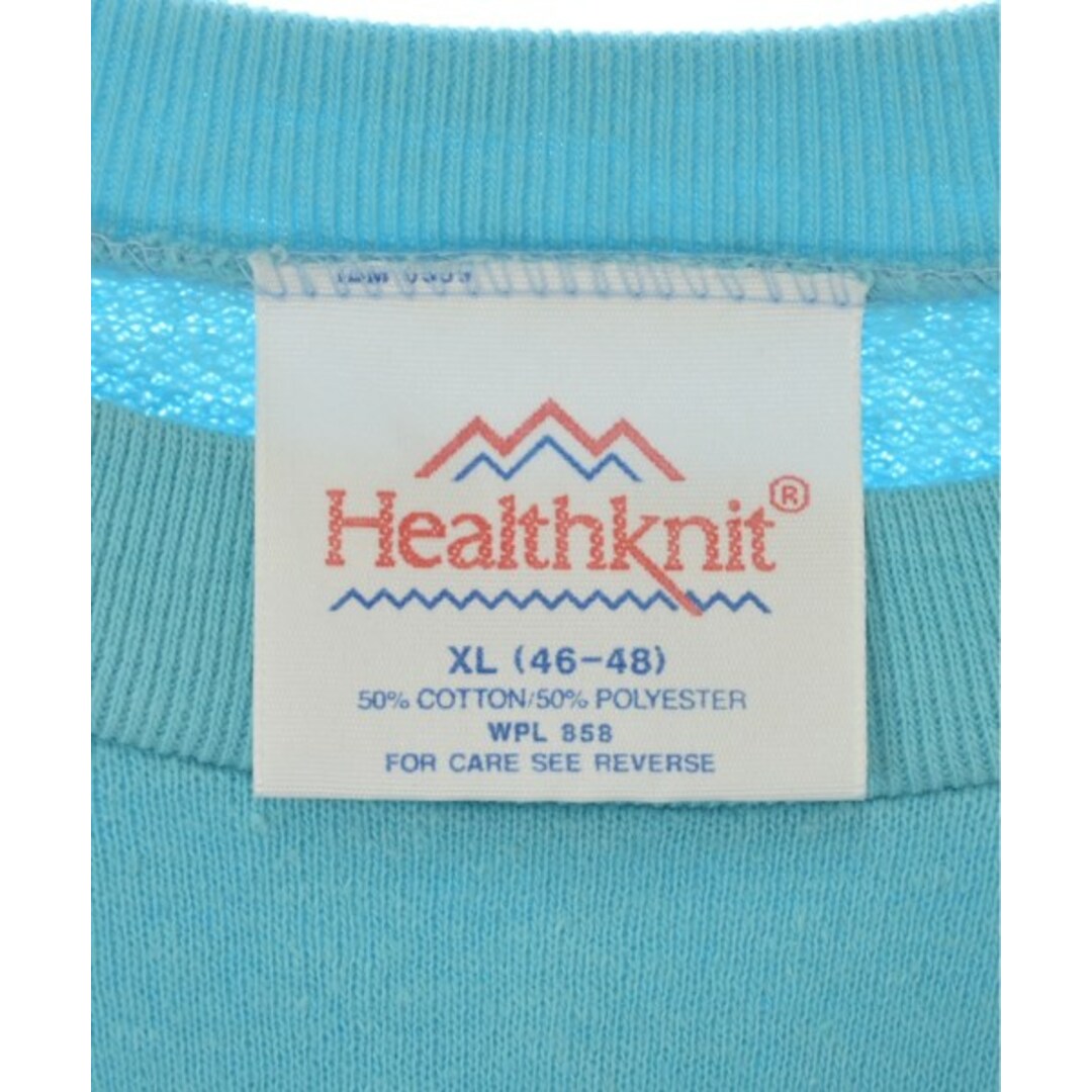 Healthknit(ヘルスニット)のHealthknit ヘルスニット スウェット XL 水色 【古着】【中古】 メンズのトップス(スウェット)の商品写真