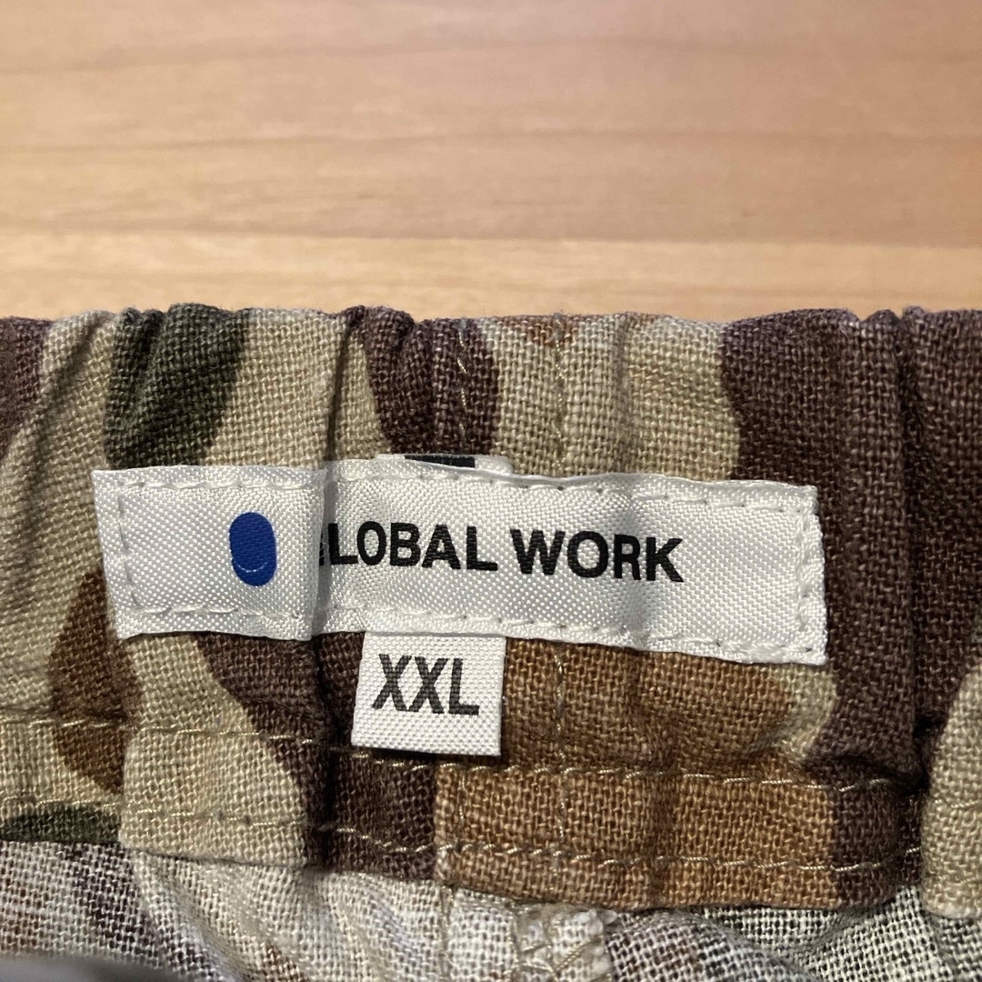 GLOBAL WORK(グローバルワーク)の140 グローバルワーク　迷彩柄短パン キッズ/ベビー/マタニティのキッズ服男の子用(90cm~)(パンツ/スパッツ)の商品写真