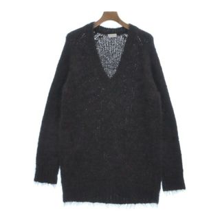 ドリスヴァンノッテン(DRIES VAN NOTEN)のDRIES VAN NOTEN ニット・セーター M 黒xオレンジ 【古着】【中古】(ニット/セーター)