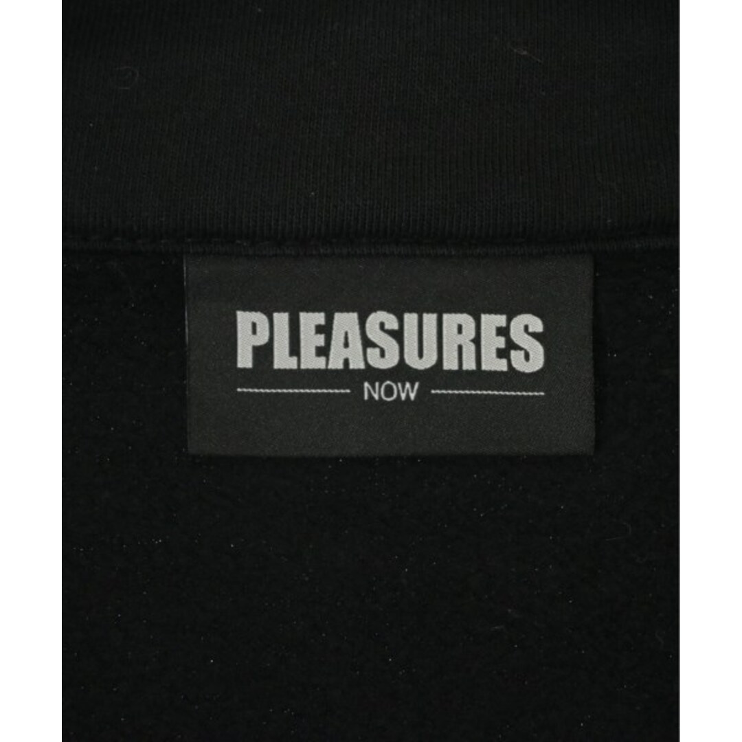 PLEASURES(プレジャー)のPLEASURES プレジャーズ スウェット -(XXL位) 黒 【古着】【中古】 メンズのトップス(スウェット)の商品写真