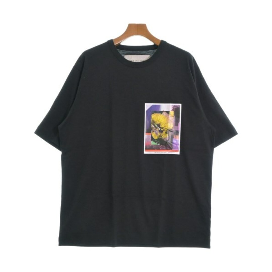 DRIES VAN NOTEN(ドリスヴァンノッテン)のDRIES VAN NOTEN Tシャツ・カットソー XL 黒 【古着】【中古】 メンズのトップス(Tシャツ/カットソー(半袖/袖なし))の商品写真