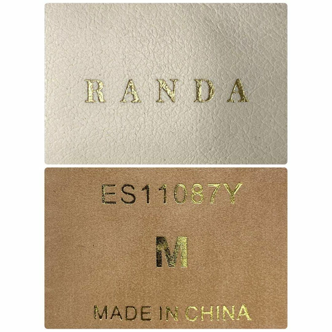 RANDA(ランダ)のランダ サンダル ナローストラップワイドスクエアトゥサンダル レディース レディースの靴/シューズ(サンダル)の商品写真
