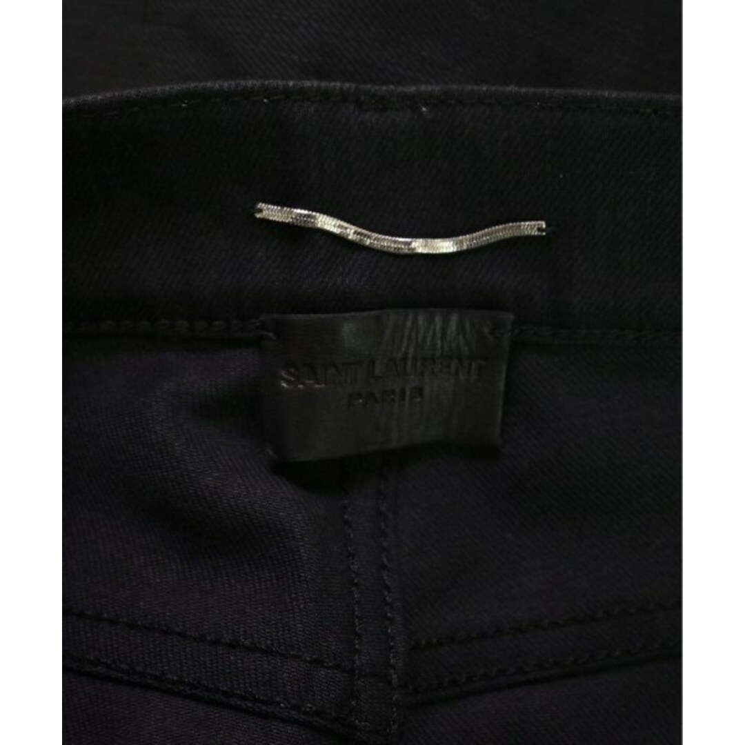 SAINT LAURENT PARIS デニムパンツ 31(M位) 黒 【古着】【中古】 メンズのパンツ(デニム/ジーンズ)の商品写真