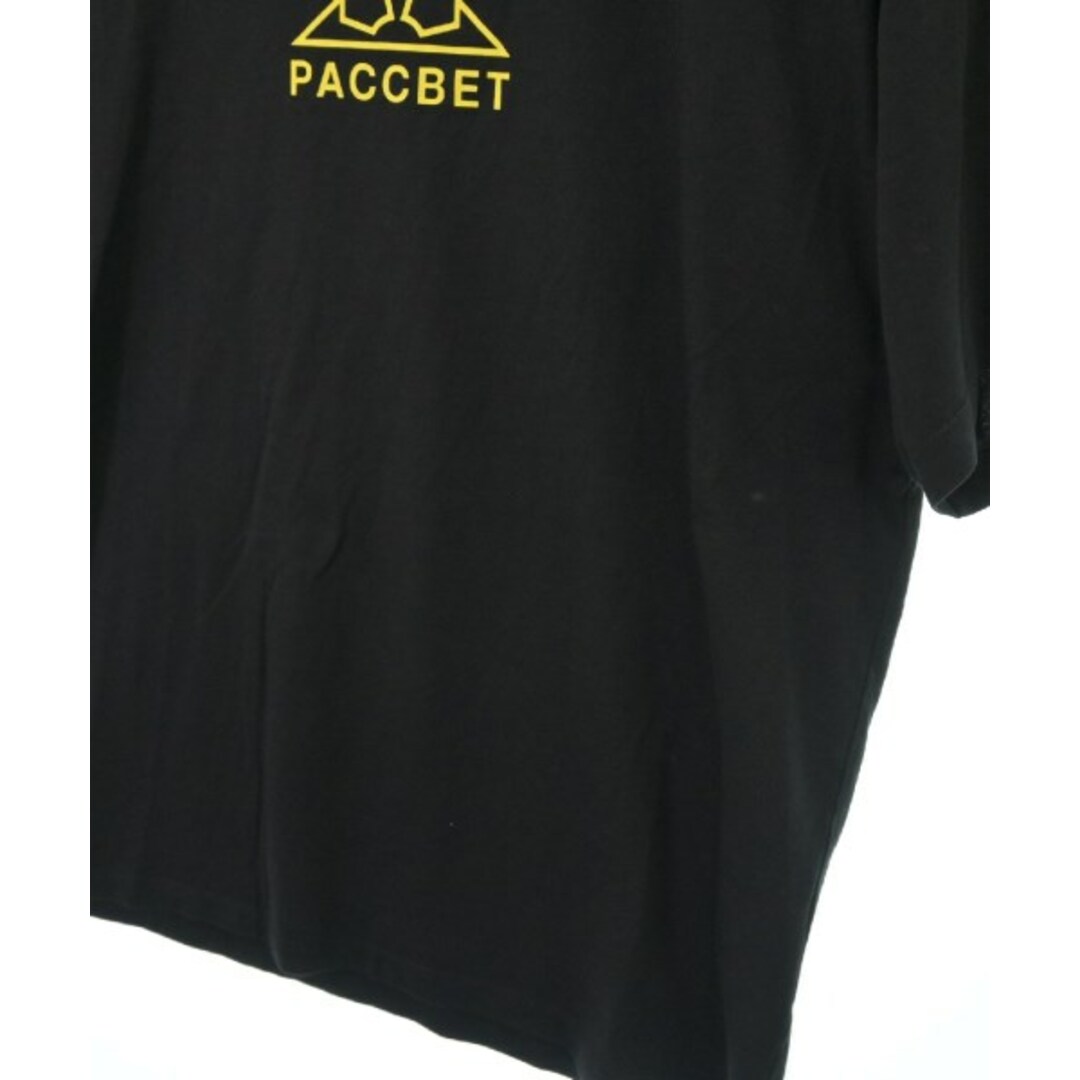 PACCBET ラスベート Tシャツ・カットソー L 黒 【古着】【中古】 メンズのトップス(Tシャツ/カットソー(半袖/袖なし))の商品写真