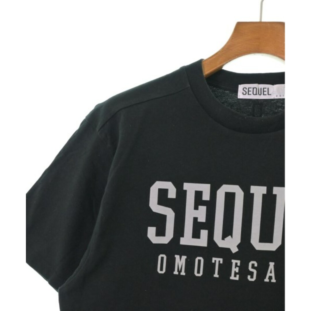 SEQUEL(シークエル)のSEQUEL シークエル Tシャツ・カットソー M 黒 【古着】【中古】 メンズのトップス(Tシャツ/カットソー(半袖/袖なし))の商品写真