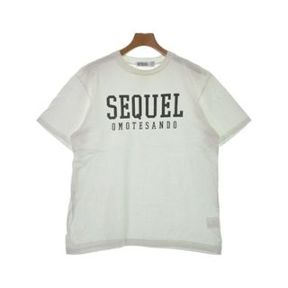 シークエル(SEQUEL)のSEQUEL シークエル Tシャツ・カットソー M 白 【古着】【中古】(Tシャツ/カットソー(半袖/袖なし))