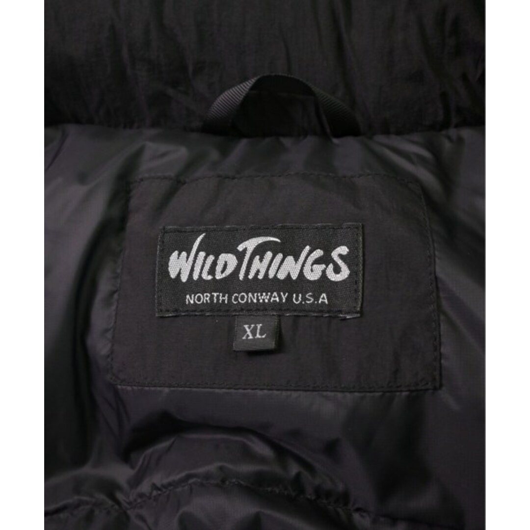 WILDTHINGS(ワイルドシングス)のWILD THINGS ダウンジャケット/ダウンベスト XL 黒 【古着】【中古】 メンズのジャケット/アウター(ダウンジャケット)の商品写真