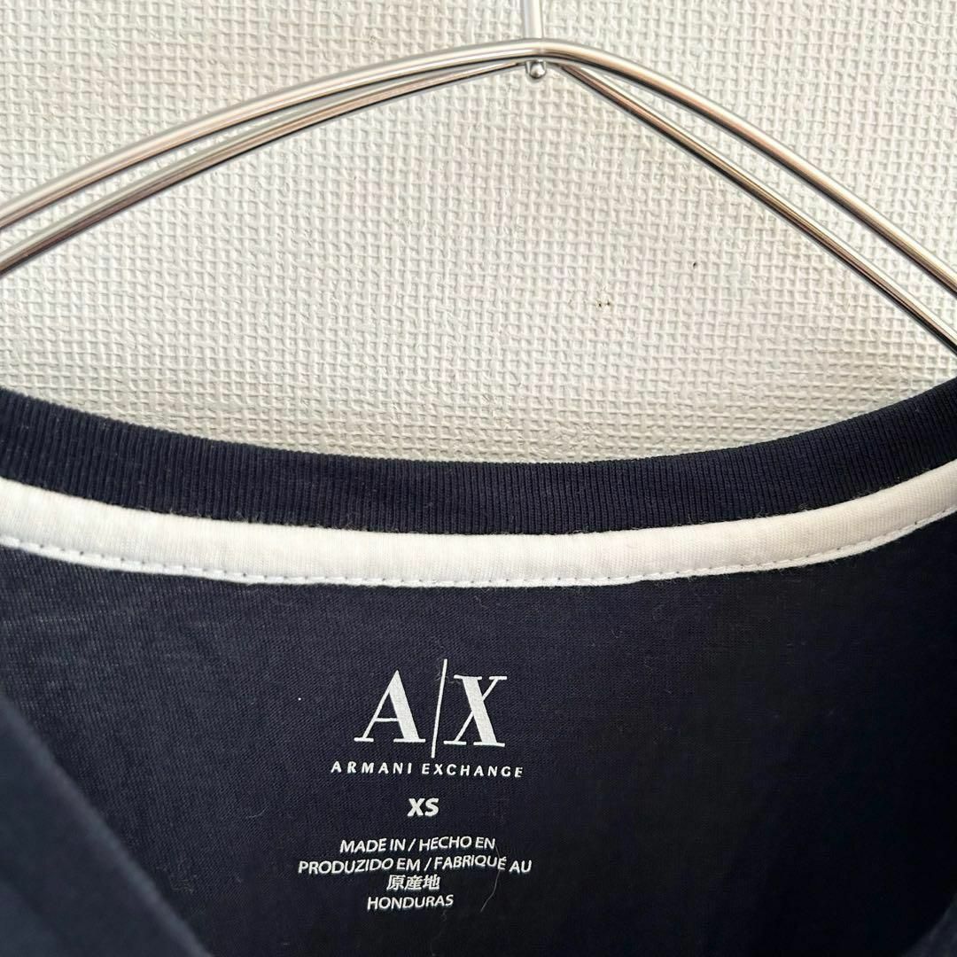ARMANI EXCHANGE(アルマーニエクスチェンジ)のアルマーニエクスチェンジ 未使用タグ付き Tシャツ XS ロング丈 レディースのトップス(Tシャツ(半袖/袖なし))の商品写真