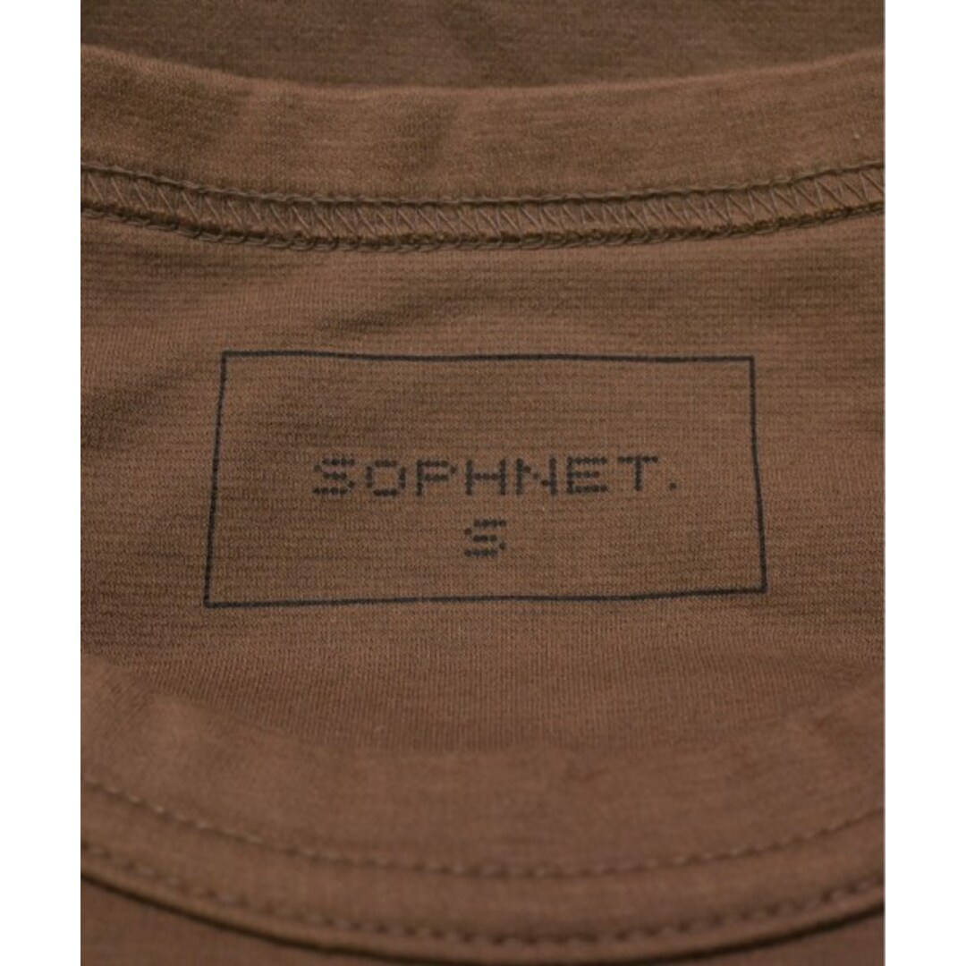 SOPHNET.(ソフネット)のSOPHNET. ソフネット Tシャツ・カットソー S 茶 【古着】【中古】 メンズのトップス(Tシャツ/カットソー(半袖/袖なし))の商品写真