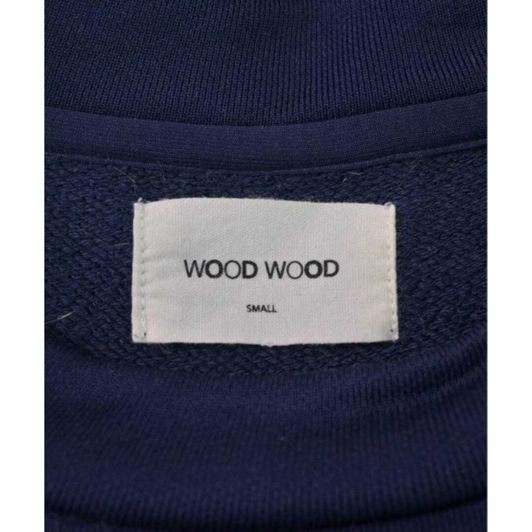 WOOD WOOD(ウッドウッド)のWOOD WOOD ウッドウッド スウェット S 紺 【古着】【中古】 レディースのトップス(トレーナー/スウェット)の商品写真