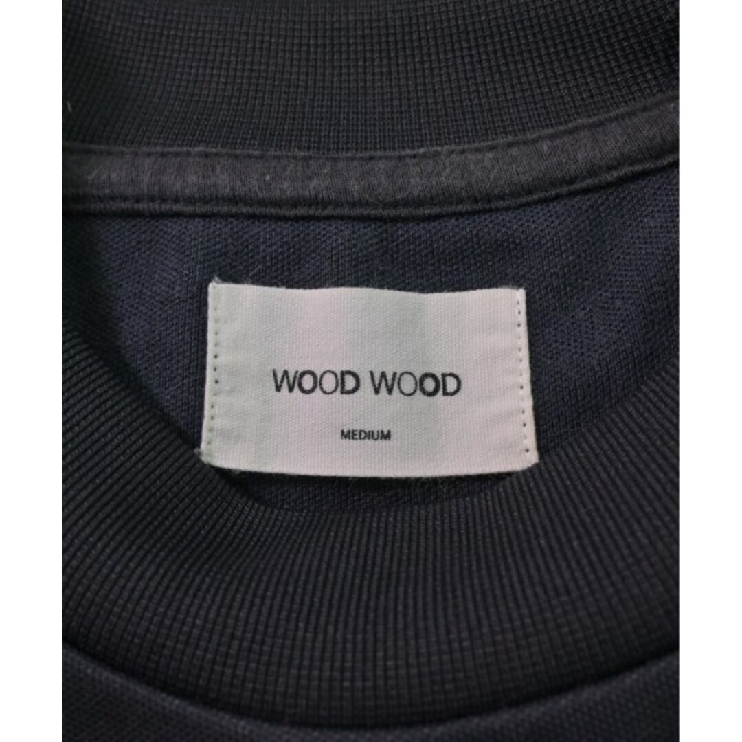 WOOD WOOD(ウッドウッド)のWOOD WOOD ウッドウッド スウェット M 紺 【古着】【中古】 レディースのトップス(トレーナー/スウェット)の商品写真