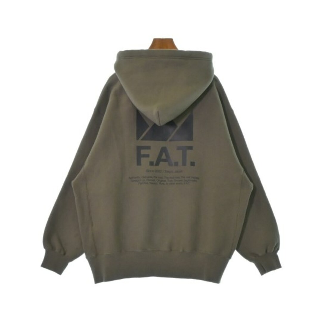 FAT(エフエーティー)のFAT エフエーティー パーカー SKINNY(L位) カーキ 【古着】【中古】 メンズのトップス(パーカー)の商品写真