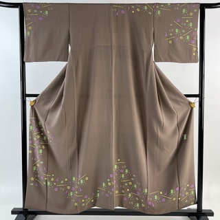 訪問着 身丈156.5cm 裄丈63cm 正絹 美品 逸品 【中古】(着物)