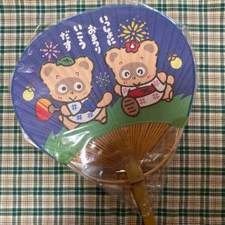 サンリオ(サンリオ)の【昭和レトロ】ぽこぽん日記 竹のうちわ(キャラクターグッズ)