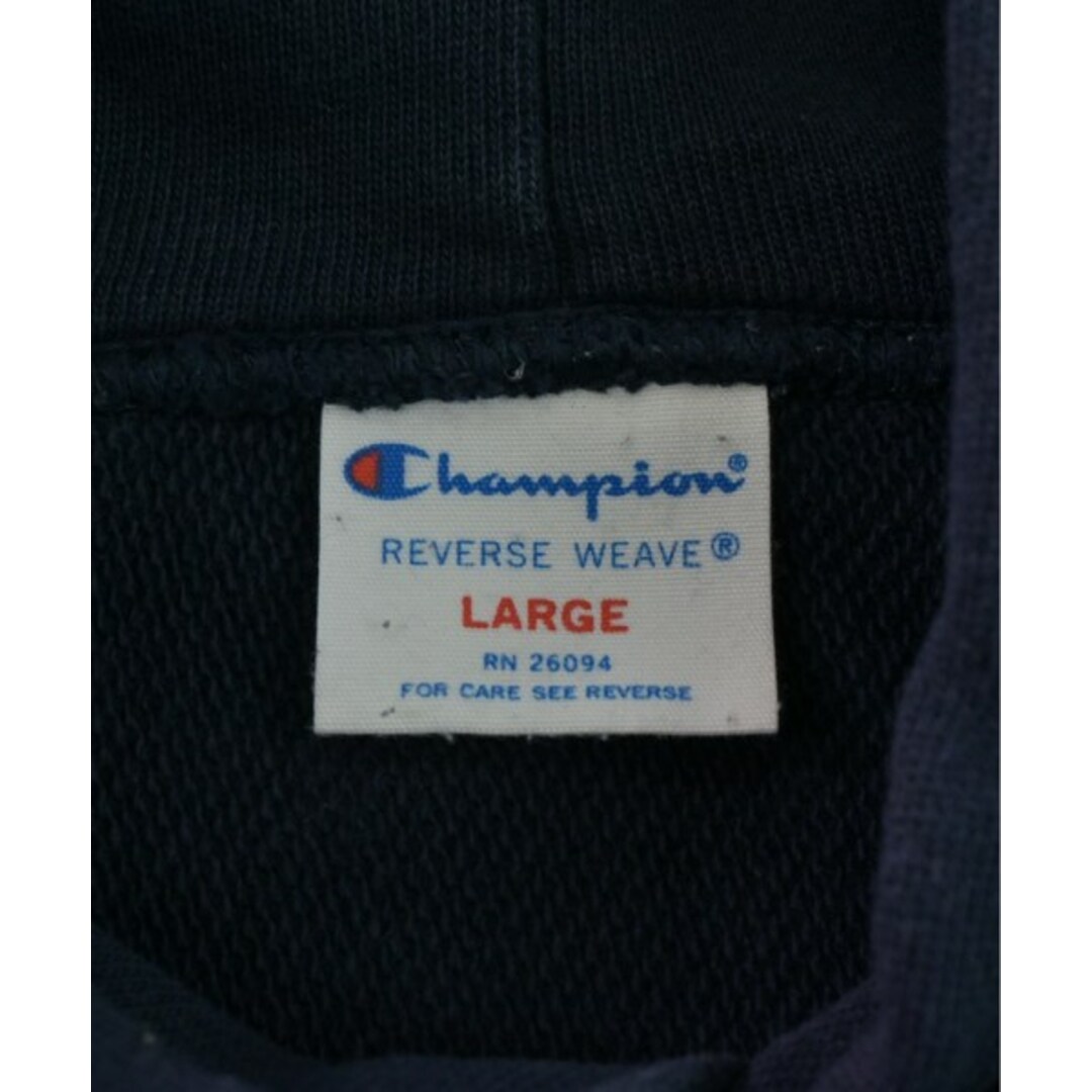 Champion(チャンピオン)のCHAMPION チャンピオン パーカー L 紺 【古着】【中古】 メンズのトップス(パーカー)の商品写真