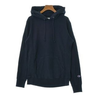 チャンピオン(Champion)のCHAMPION チャンピオン パーカー L 紺 【古着】【中古】(パーカー)