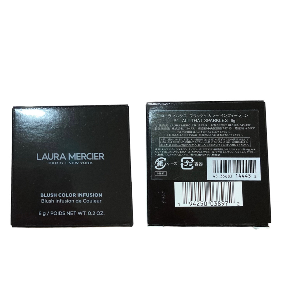 laura mercier(ローラメルシエ)のブラッシュ カラー インフュージョン　ローズグロウ コレクション　R1  コスメ/美容のベースメイク/化粧品(チーク)の商品写真