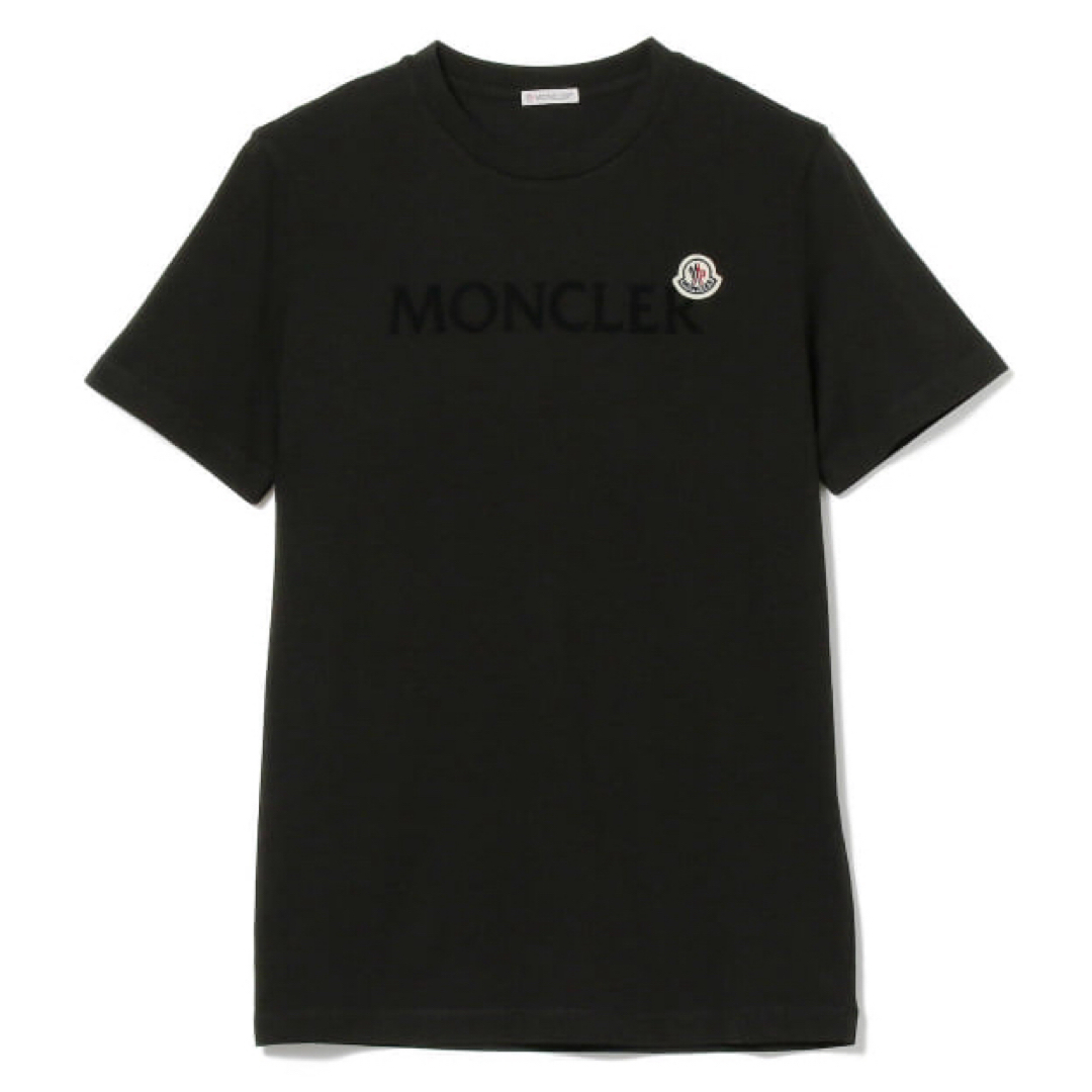 MONCLER(モンクレール)の★定価53,900円★現行 MONCLER Tシャツ Ｓ　モンクレール ブラック メンズのトップス(Tシャツ/カットソー(半袖/袖なし))の商品写真