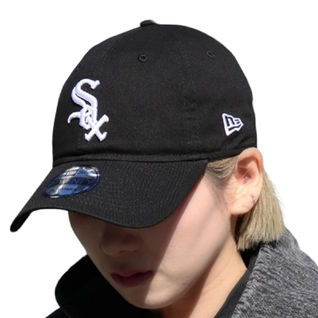 NEW ERA(ニューエラー)の新品未使用 ニューエラ ローキャップ 黒 シカゴ ホワイトソックス 国内正規品 メンズの帽子(キャップ)の商品写真
