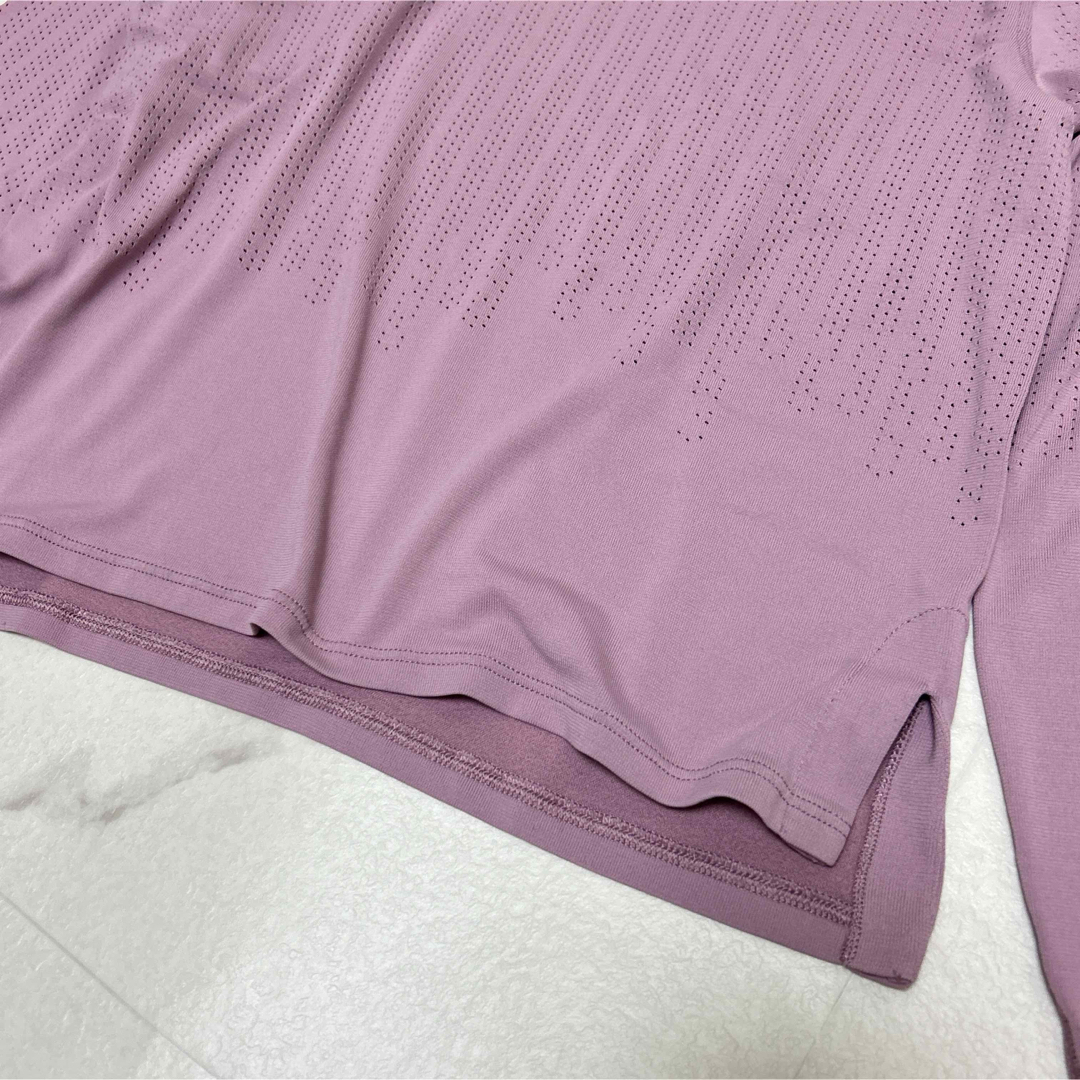 lululemon(ルルレモン)のlululemon 長袖 トップス ヨガ ピラティス トレーニング 通気性 速乾 レディースのトップス(Tシャツ(長袖/七分))の商品写真